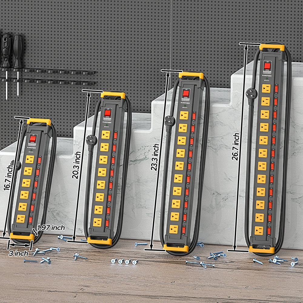 Mountable Metal Power Strip