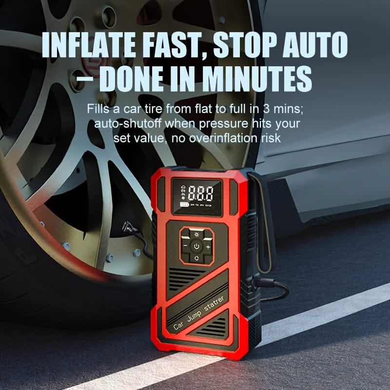 3000A Car Jump Starter & Tire Inflator