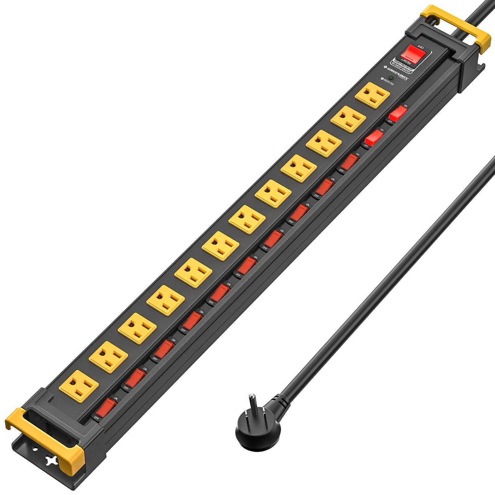 Mountable Metal Power Strip