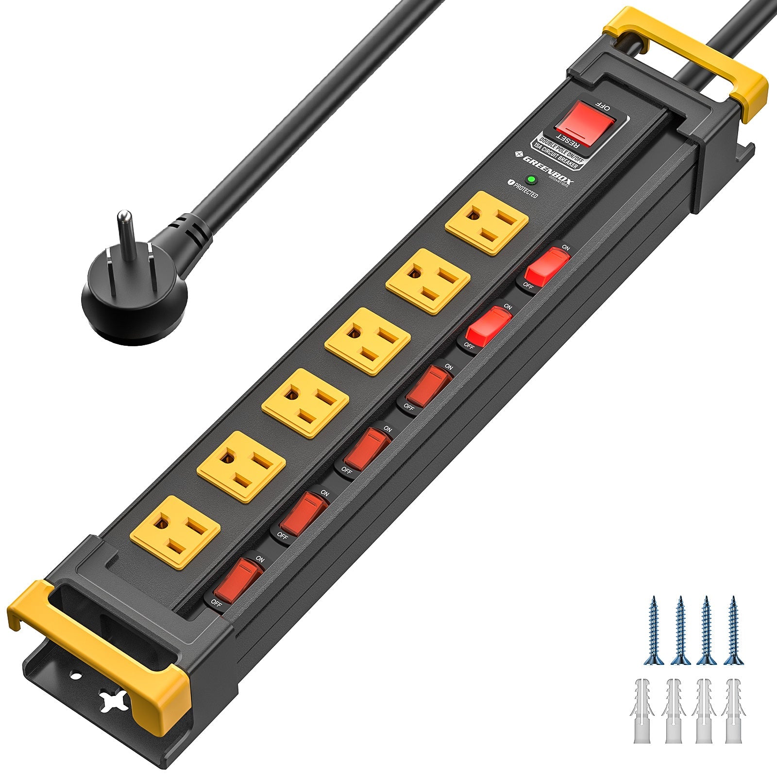 Mountable Metal Power Strip
