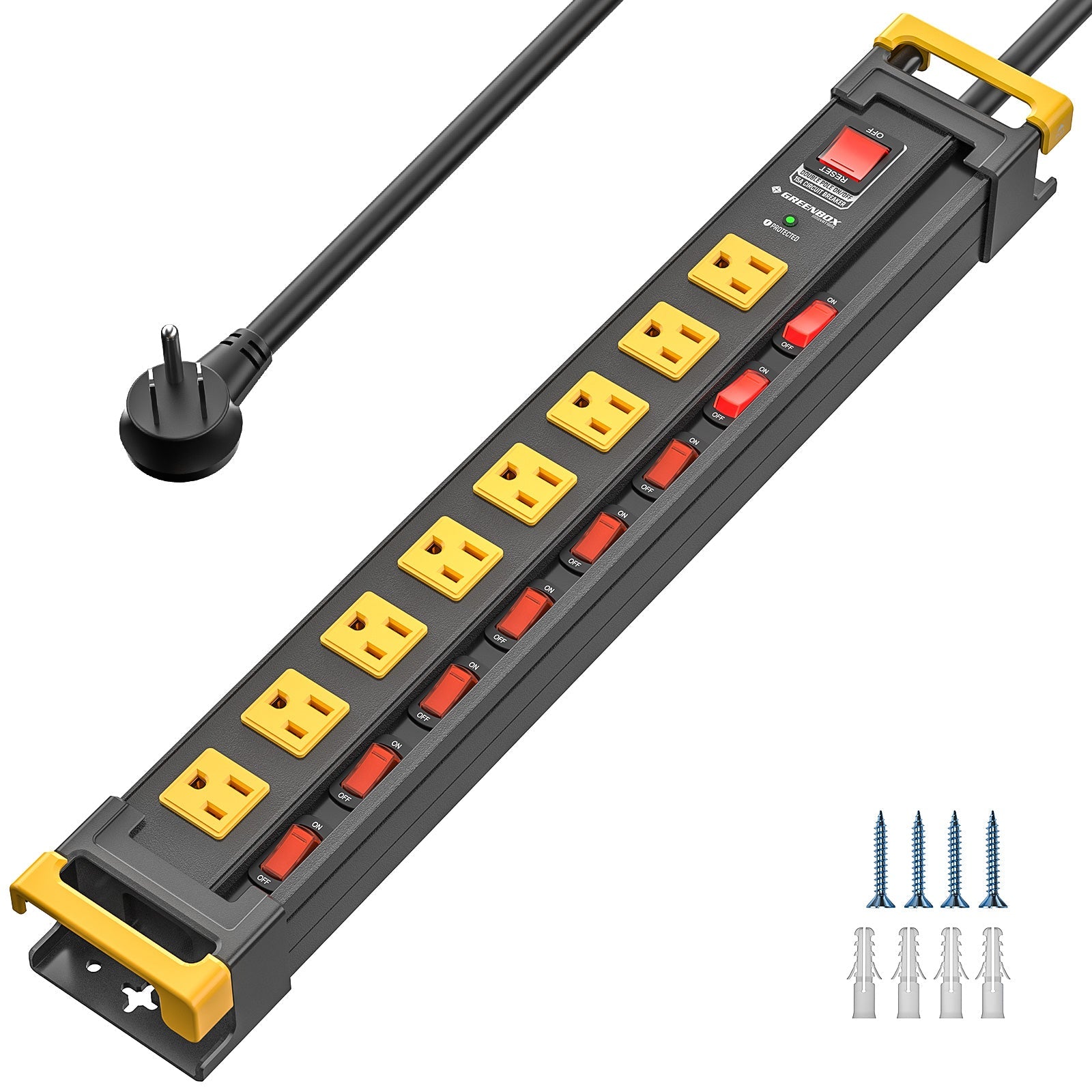 Mountable Metal Power Strip
